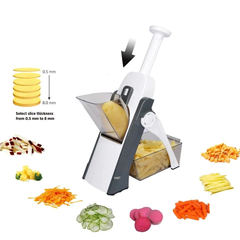 Mandoline Slicer | Safe Adjustable Vegetable Cutter
