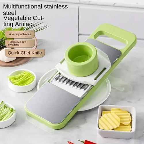 5 in 1 Vegetable Cutter | Multifunctional  Steel Vegetable Cutter & Slicer